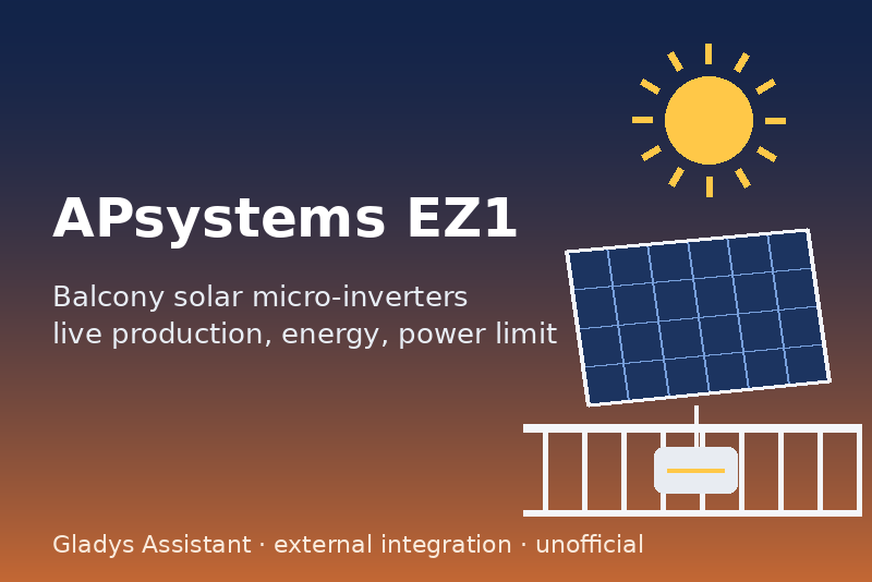 APsystems EZ1-Integration für Gladys Assistant
