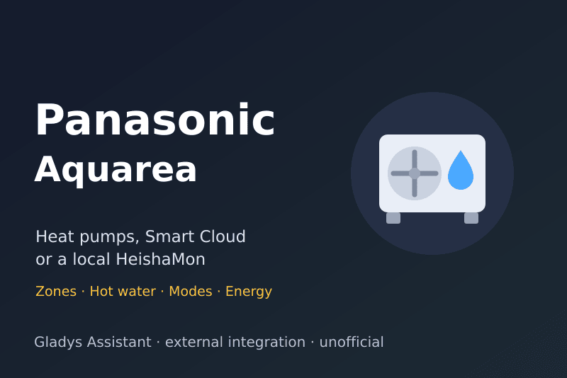 Panasonic Aquarea-Integration für Gladys Assistant