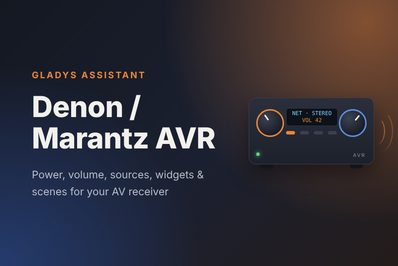 Intégration Denon / Marantz AVR pour Gladys Assistant