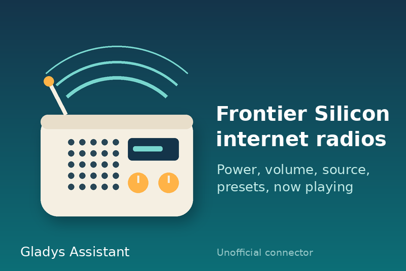 Frontier Silicon radios integration for Gladys Assistant