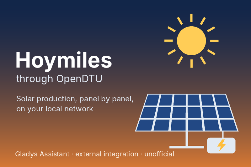 Hoymiles (OpenDTU) integration for Gladys Assistant