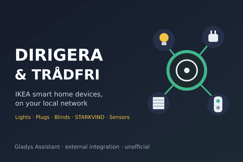 IKEA DIRIGERA & TRÅDFRI integration for Gladys Assistant