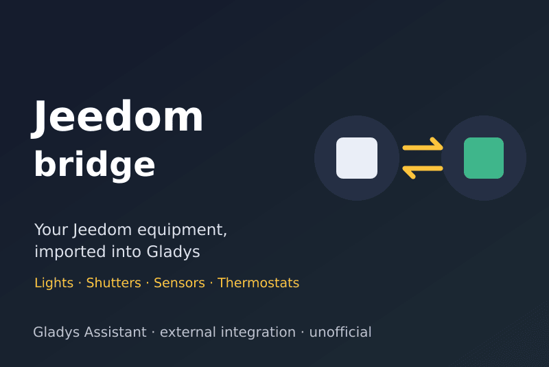 Jeedom bridge integration for Gladys Assistant