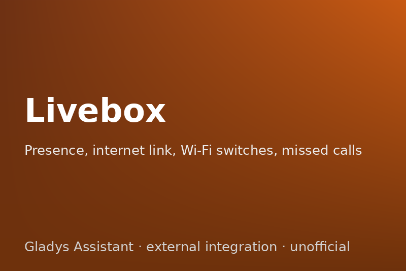 Orange Livebox integration for Gladys Assistant