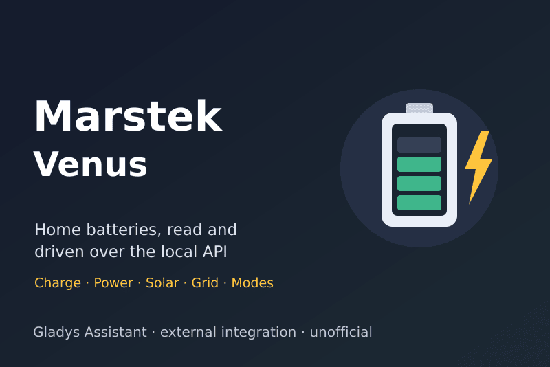 Marstek integration for Gladys Assistant