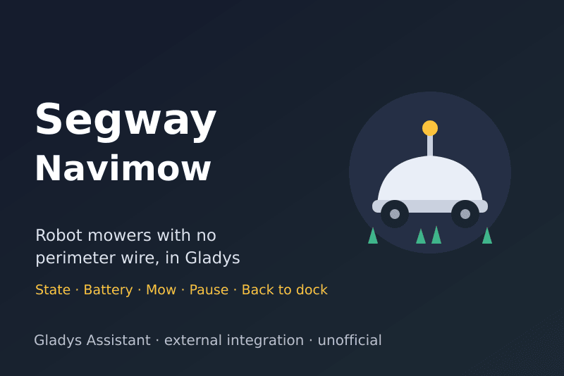 Segway Navimow integration for Gladys Assistant