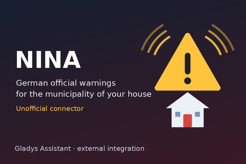 NINA (German warnings) integration for Gladys Assistant
