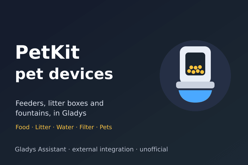 PetKit-Integration für Gladys Assistant