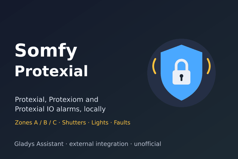 Somfy Protexial / Protexiom integration for Gladys Assistant