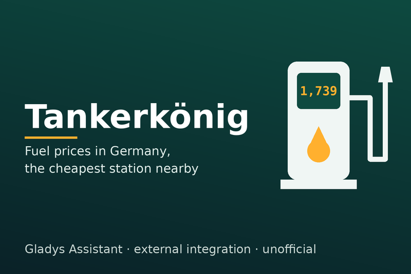 Tankerkönig integration for Gladys Assistant