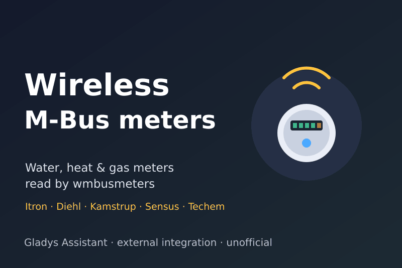 wM-Bus meters (wmbusmeters)-Integration für Gladys Assistant