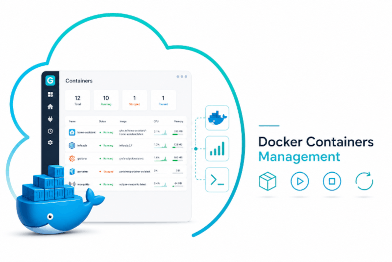 Docker integration for Gladys Assistant