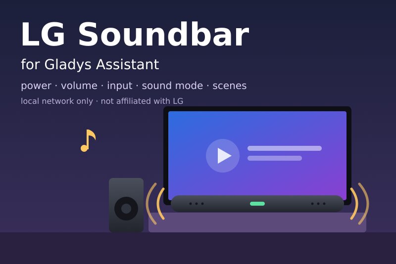 LG Soundbar integration for Gladys Assistant