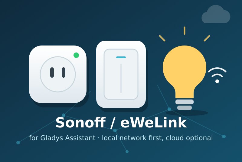 Sonoff / eWeLink integration for Gladys Assistant