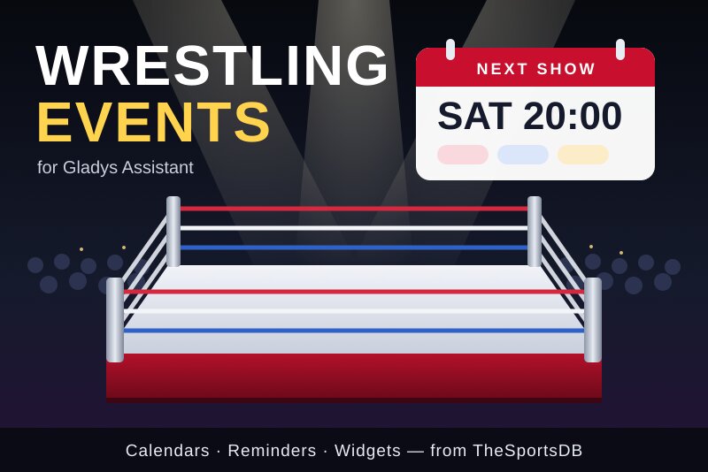 Wrestling Events integration for Gladys Assistant