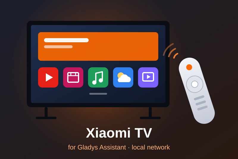 Xiaomi TV integration for Gladys Assistant