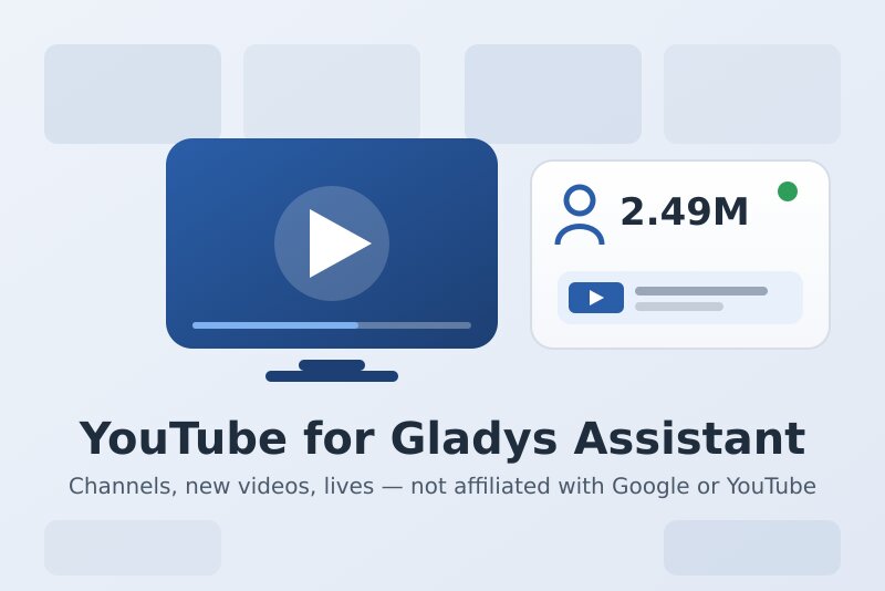 Integración YouTube para Gladys Assistant