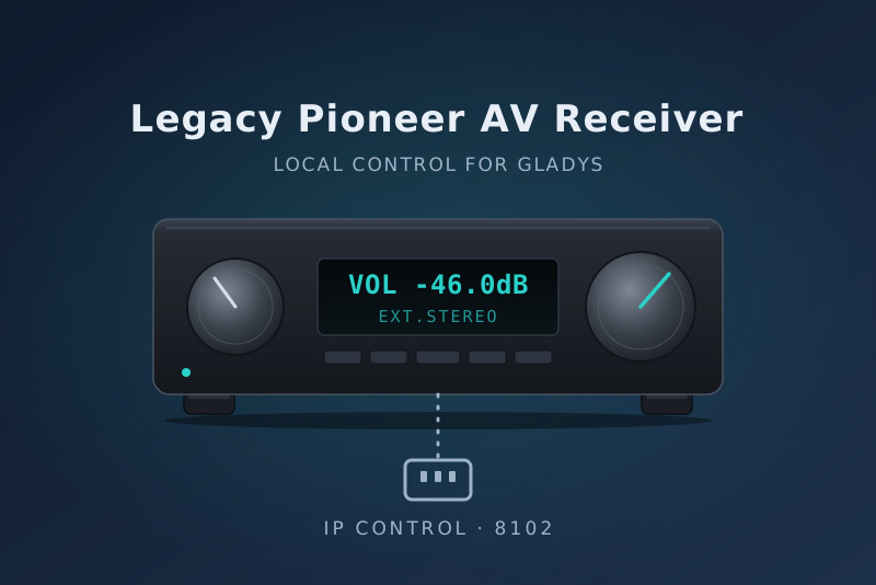 Pioneer Legacy integration for Gladys Assistant