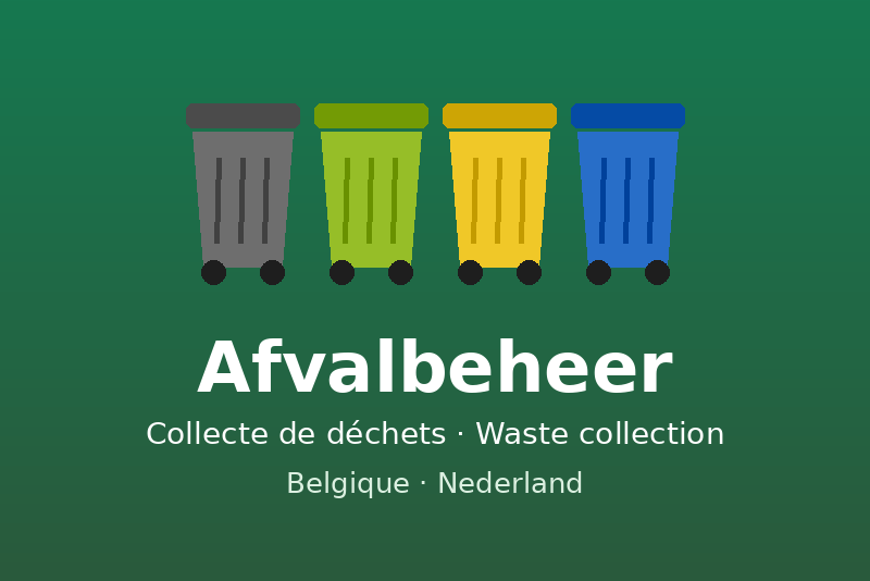 Afvalbeheer - Collecte déchets integration for Gladys Assistant