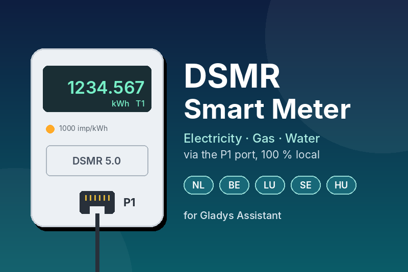 DSMR Smart Meter-Integration für Gladys Assistant