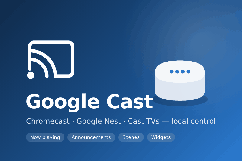 Intégration Google Cast pour Gladys Assistant