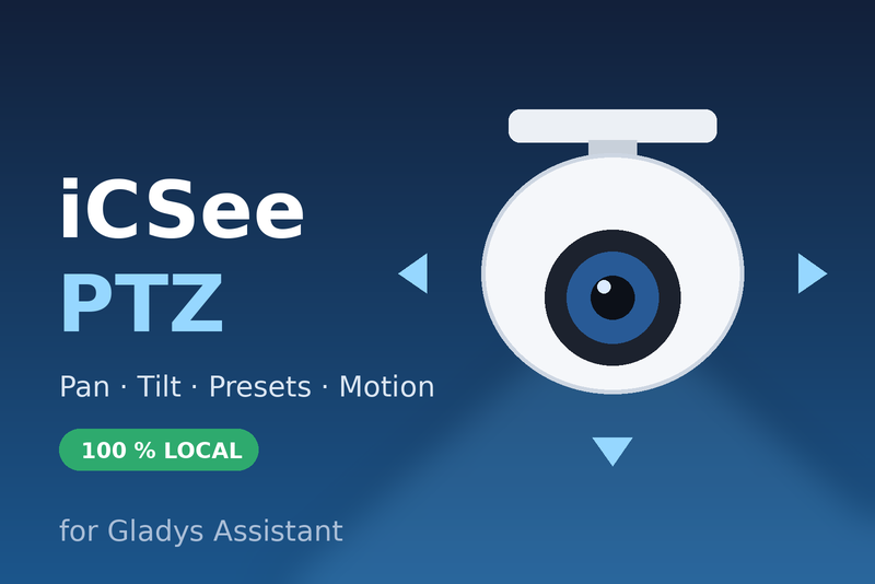 iCSee PTZ-Integration für Gladys Assistant