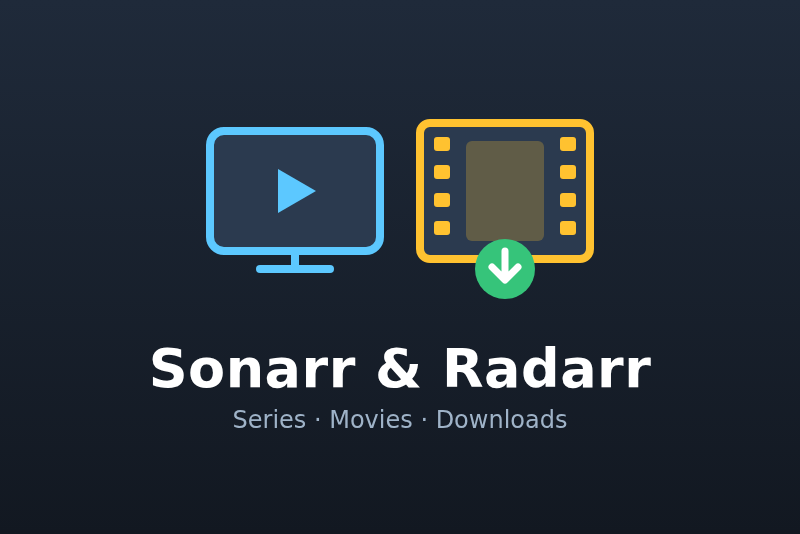 Sonarr & Radarr-Integration für Gladys Assistant