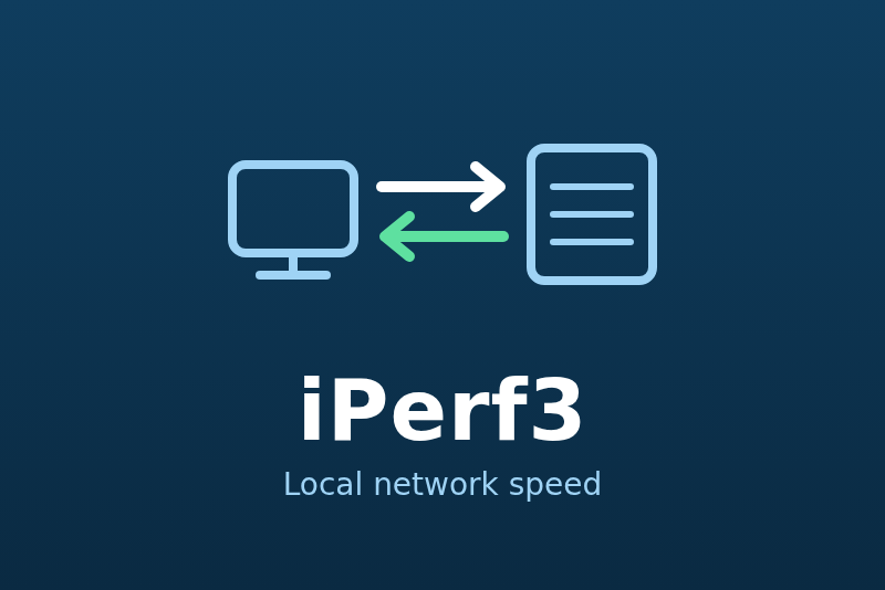 iPerf3 integration for Gladys Assistant
