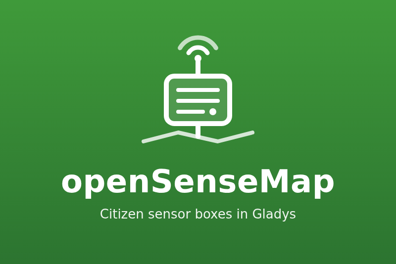 openSenseMap-Integration für Gladys Assistant