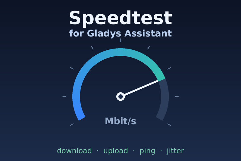 Speedtest.net integration for Gladys Assistant