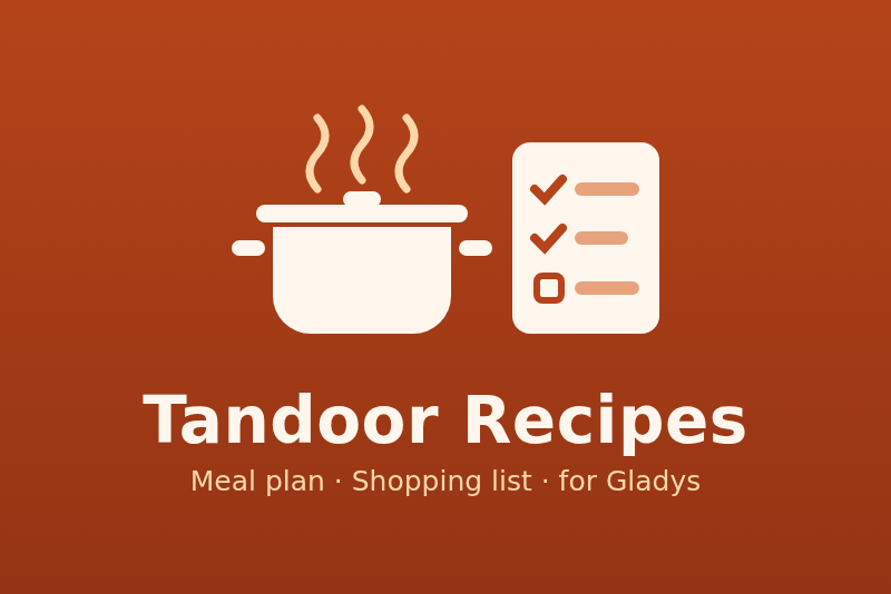 Tandoor Recipes-Integration für Gladys Assistant