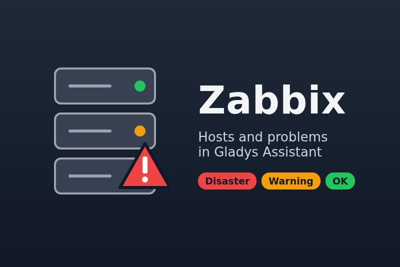 Zabbix integration for Gladys Assistant