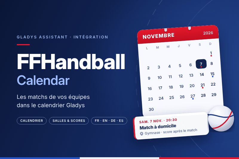 FFHandball Calendar integration for Gladys Assistant