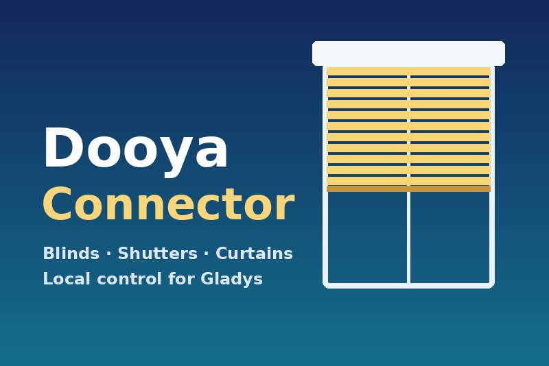 Dooya Connector-Integration für Gladys Assistant