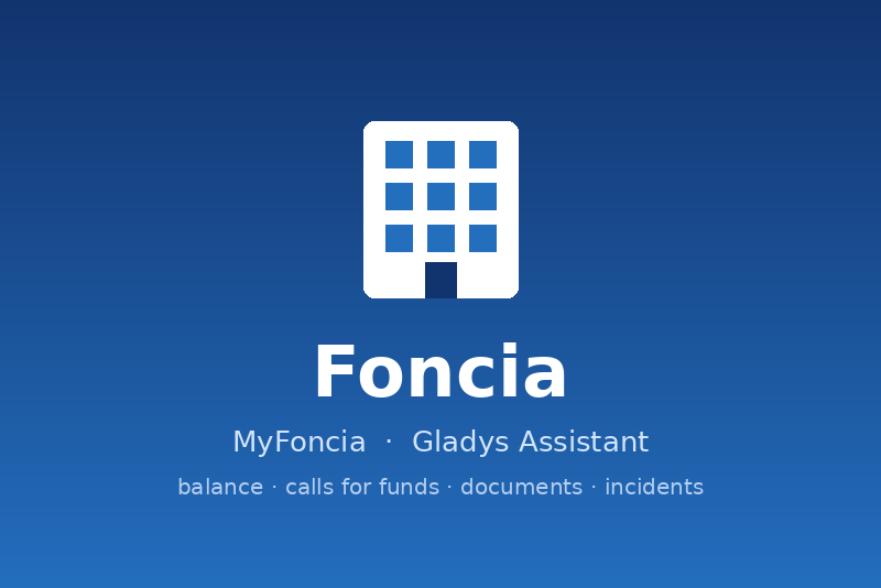 Foncia integration for Gladys Assistant