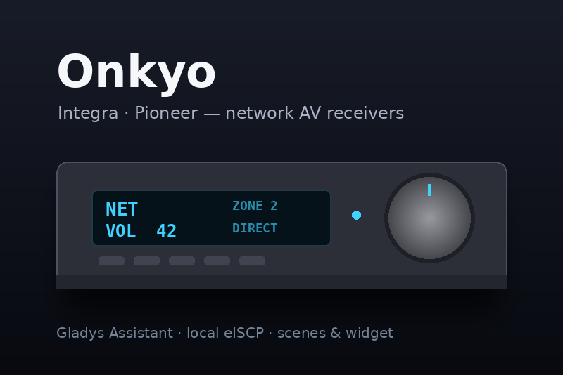 Integración Onkyo para Gladys Assistant