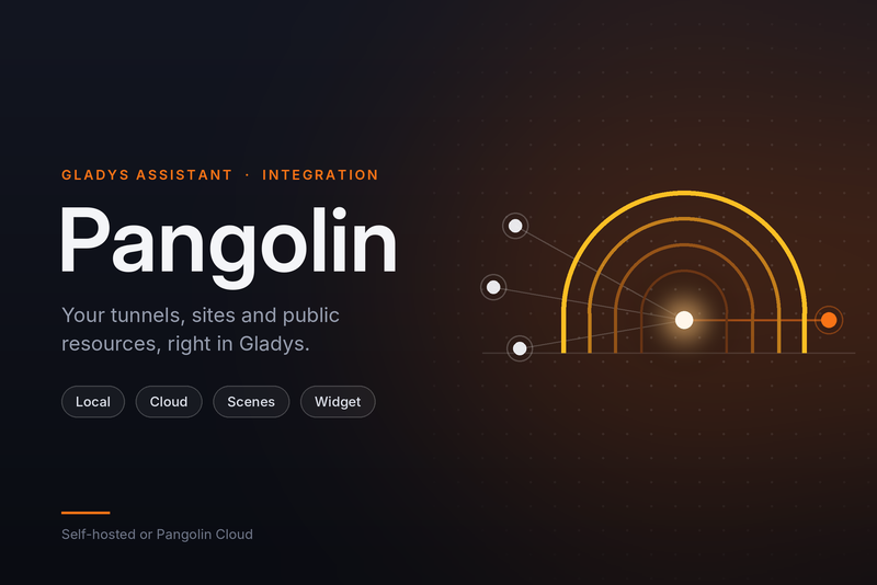 Pangolin integration for Gladys Assistant