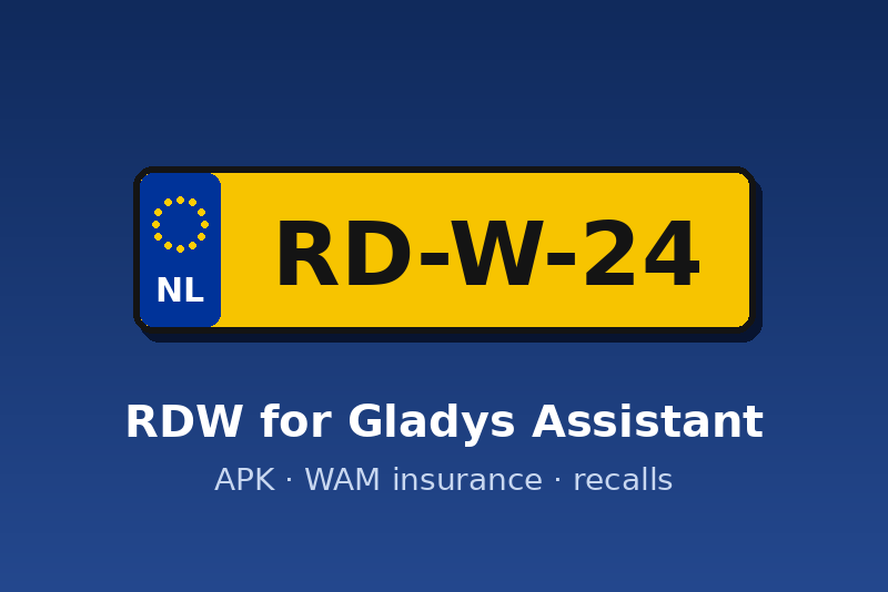 Integración RDW para Gladys Assistant