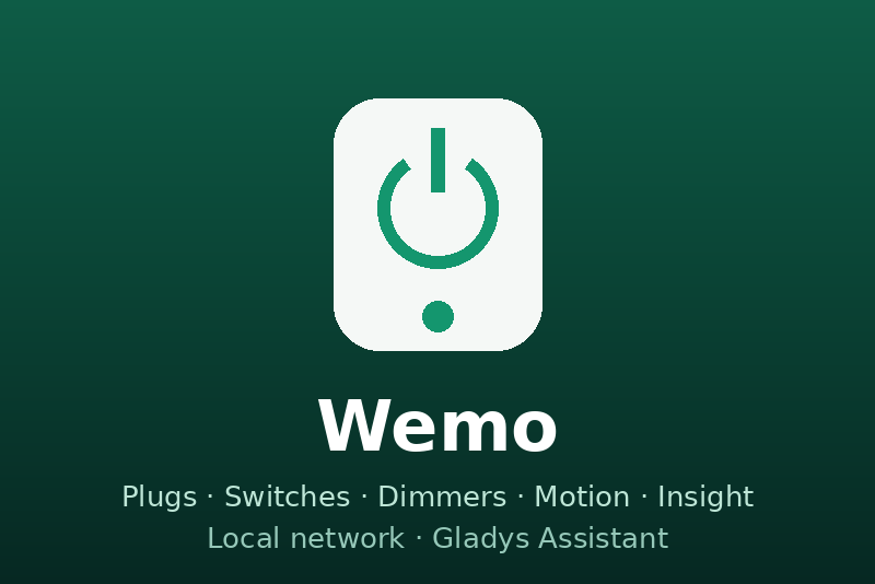 Integración Wemo para Gladys Assistant